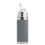 Pura Straw Bottle 260 ml Insulated Grey | .