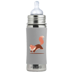 Pura Babyflasche 325 ml  Weithalssauger Fox | .