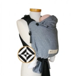 Storchenwiege BabyCarrier avec boucle Noir-blanc | .