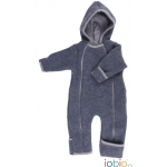 Popolini Baby Overall GOTS Anthrazit | 62/68