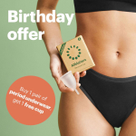 AllMatters Period Underwear + free cup 