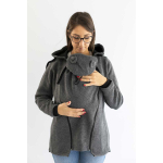 Wear Me Wolljacke 4in1 Dark Grey | M