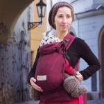 Storchenwiege BabyCarrier avec boucle Bordeaux | .