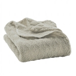 Knitted woollen baby blanket Grau 10 | .
