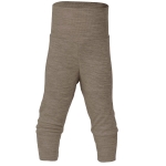 Pantalon à large ceinture laine/soie Walnuss 75 | 62/68