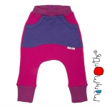 ManyMonths Woollies Kangaroo Pants with Big Pocket Lilac Rose | S/M