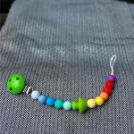 Pacifier Chain Pilz Rainbow 