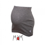 MaM Woll-Bauchband (MultiTube) Silver Grey | S/M