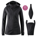 mamalila Softshell Babywearing Jacket Allrounder schwarz | XL