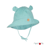 ManyMonths Adjustable Summer Hat with Ears Seafoam Green | L/XL