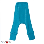 ManyMonths Woll-Longies wendbar Royal Turquoise | M