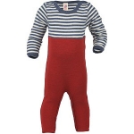 Engel Baby-Overall Wool BlauMelange/natur 81 | 86/92