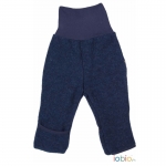 Popolini Baby Pants wool Dunkelblau 246 | 74/80