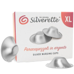 Coupelles d'allaitement en argent Silverette XL 