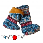 ManyMonths Adjustable Winter Booties Saffron Yellow | M