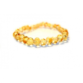 Bracelet d'ambre champagne 