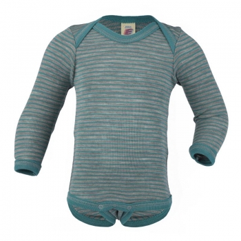 Engel Body laine/soie Grau/Eisvogel 913 | 62/68