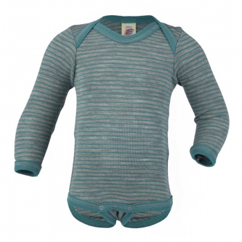 Engel Body laine/soie Grau/Eisvogel 913 | 74/80