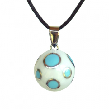 Bola Bubbles blanc-bleu clair 