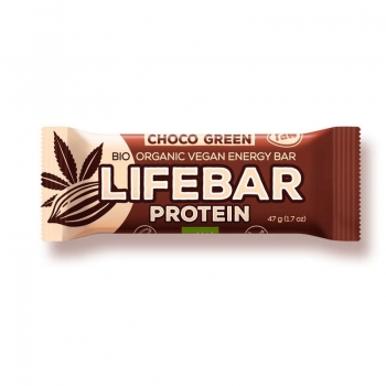 Lifebar Protein Schoko + Green Protein ROH BIO 