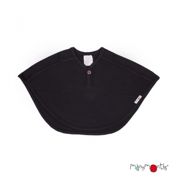 ManyMonths Woll-Multi-Cape Panther Black | .