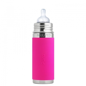 Pura Baby Bottle 260 ml Insulated Pink | .