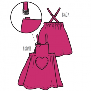ManyMonths ECO Hempies Heart Pocket Dress/Skirt 