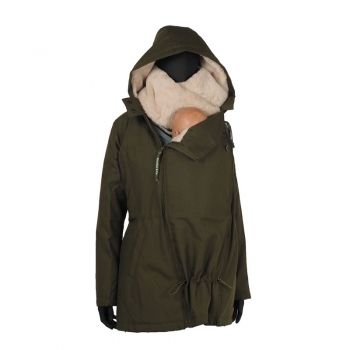 Wombat Wallaby Tragejacke Green / Beige | M