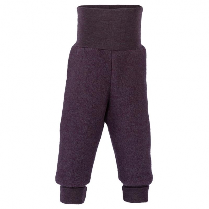 Engel Pantalon laine (Fleece) Lila melange 059E | 62/68