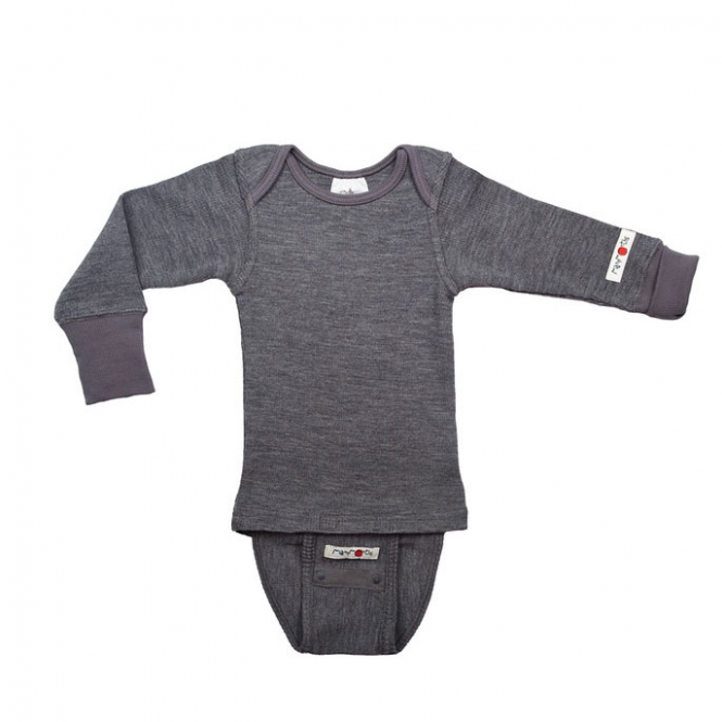 MANYMONTHS – BODY/SHIRT manches longues Silver Grey | L