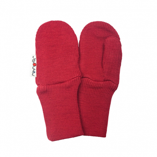 MANYMONTHS – MOUFLES Raspberry Red | M/L